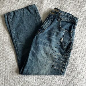VINTAGE Hang Ten 1960s Denim Jeans - Size 30, Retro Jeans, Y2K Style, Surf brand